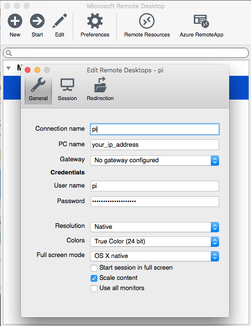 can you use remote desktop for mac without a windows server gateway?